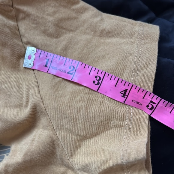 True Religion Mustard V-Neck Women Top - Picture 10 of 12